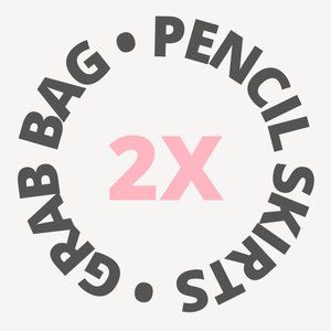 GRAB BAG | Size 2X | Pencil Skirts